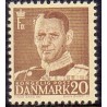 1950. Frederik IX, 20 Øre,  AFA nr. 320 postfrisk     Stemplet FDC