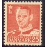 1950. Frederik IX, 25 Øre,  AFA nr. 321 postfrisk    Stemplet FDC