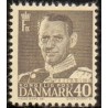 1950. Frederik IX, 40 Øre,  AFA nr. 322 postfrisk     Stemplet FDC