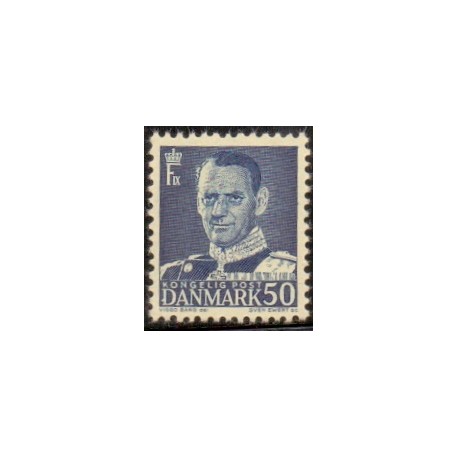 1950. Frederik IX, 40 Øre,  AFA nr. 322 postfrisk     Stemplet FDC