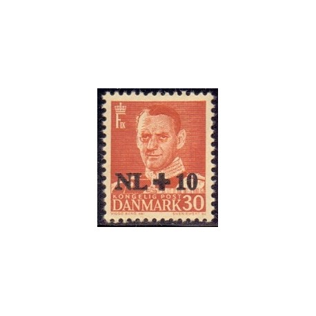 1953. Hollandshjælpen.  AFA nr. 344 postfrisk   Stemplet FDC