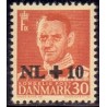 1953. Hollandshjælpen.  AFA nr. 344 postfrisk   Stemplet FDC