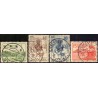 1937. Chr. X. Sølvjubilæum. AFA nr. 239-42. postfrisk  Stemplet FDC