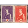 1938. Bertel Thorvaldsen.  AFA nr. 249-51. postfrisk  Stemplet FDC