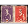 1938. Bertel Thorvaldsen.  AFA nr. 249-51. postfrisk  Stemplet FDC