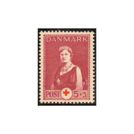 1940. Dr.Alexandrine. AFA nr. 267 postfrisk  Stemplet FDC