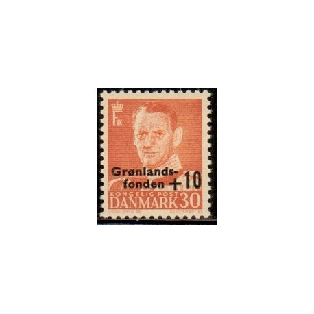 1959. Grønlandsfonden. AFA nr. 373 postfrisk       Stemplet FDC
