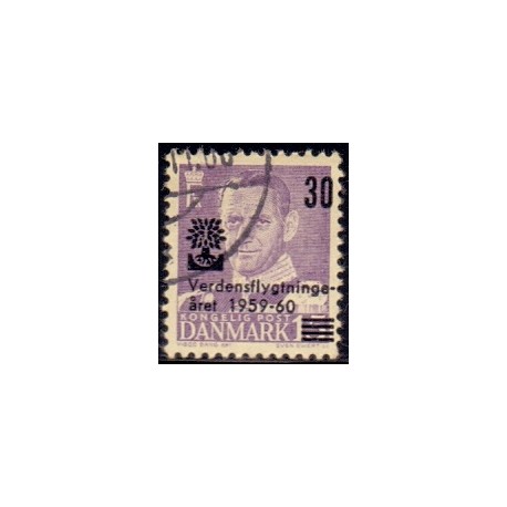 1960. Verdensflygtningeåret. AFA nr. 380 postfrisk     Stemplet FDC