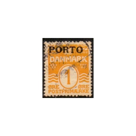 Danmark Portomærke 1921 AFA nr. 1 **/NHM stemplet/used