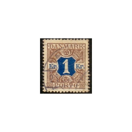 Danmark Portomærke 1921 AFA nr. 19 **/NHM stemplet/used