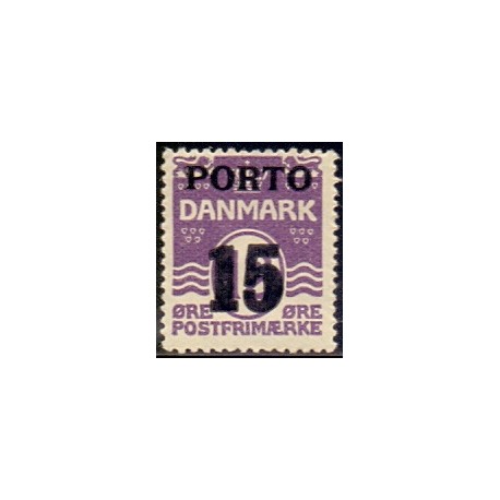 Danmark Portomærke 1934 AFA nr. 32 **/MNH stemplet/used