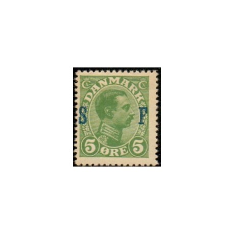 Soldaterfrimærker 1917 AFA nr. 1 **/NHM stemplet/used