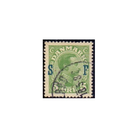 Soldaterfrimærker 1917 AFA nr. 1 **/NHM stemplet/used