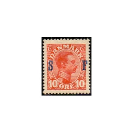 Soldaterfrimærker 1917 AFA nr. 2 **/NHM stemplet/used