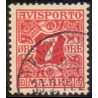 Avisporto. 1907. 7 Øre, rød. AFA. nr. 3, ubrugt, postfrisk, stemplet