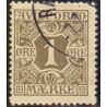 Avisporto. 1914-15. 1 Øre Oliven, AFA. nr. 11 ubrugt, postfrisk, stemplet