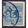 Avisporto. 1914-15. 5 Øre, blå, AFA. nr. 12,  ubrugt, postfrisk, stemplet