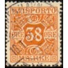 Avisporto. 1914-15. 38 Øre, orange, AFA. nr. 18, ubrugt, postfrisk, stemplet