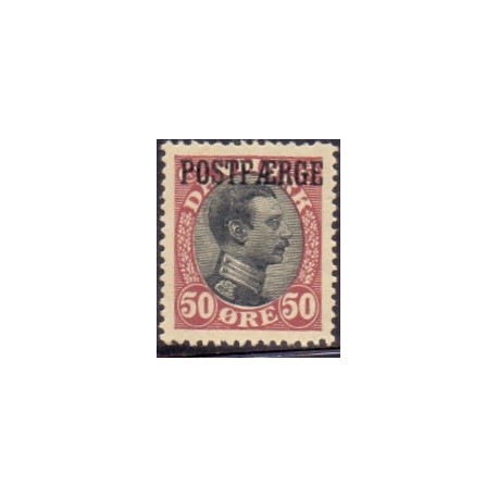 Danmark Postfærge 1919-20 AFA nr.  3 **/MNH stemplet/used