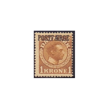 Danmark Postfærge 1919-20 AFA nr.  4 **/MNH stemplet/used