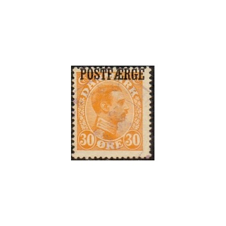 Danmark Postfærge 1922-26 AFA nr. 6 **/MNH stemplet/used