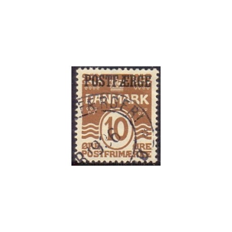 Danmark Postfærge 1927 AFA nr. 12 **/MNH stemplet/used