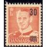 1955-56. Provisorier. 30/20 Øre. tp. I AFA nr. 363a postfrisk   Stemplet FDC