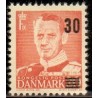 1955-56. Provisorier. 30/20 Øre. tp. I AFA nr. 363b postfrisk  Stemplet FDC