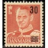 1955-56. Provisorier. 30/25 Øre. AFA nr. 364a postfrisk   Stemplet FDC