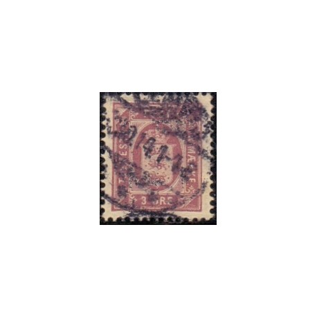 Danmark Tjenste 1875 AFA nr 4B **/MNH stemplet/used