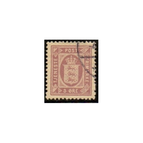 Danmark Tjenste 1875 AFA nr 4C **/MNH stemplet/used