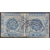 1854. 2 Skilling, blå, AFA nr. 3 **, postfrisk, ubrugt, stemplet