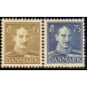 1946. Suppleringsværdier. AFA nr. 296-97 postfrisk    Stemplet FDC
