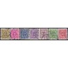 Danmark Portomærke 1937-55 AFA nr. 33-38 **/MNH stemplet/used