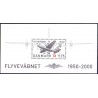 2000. Flyvevåbnet 50 år, AFA 1265 postfrisk miniark Stemplet