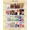 2000. 1900-tallet serie, AFA 1270, miniark postfrisk Stemplet