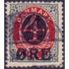 1904. Provisorier, 4/8 Øre, Vm. III AFA nr. 40,  postfrisk   Ubrugt Stemplet FDC