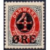 1904. Provisorier, 4/8 Øre, Vm. II AFA nr. 40B,  postfrisk   Ubrugt Stemplet FDC