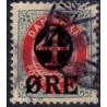 1904. Provisorier, 4/8 Øre, Vm. II AFA nr. 40B,  postfrisk   Ubrugt Stemplet FDC