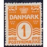 1905-06. Bølgelinietype, 1 Øre, AFA nr. 42,  postfrisk  Ubrugt Stemplet FDC
