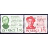 Sverige. 1980. Europamærker / CEPT. AFA nr. 1110-11 postfrisk stemplet  hæfte FDC parstykkke