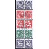 Sverige. 1981. Nordisk mytologi. AFA nr. 1139-43 postfrisk sammentryk stemplet  hæfte FDC parstykkke