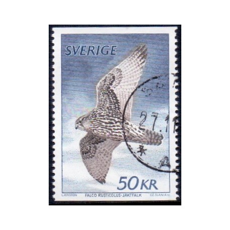 Sverige. 1981. Jagtfalk. AFA nr. 1144 postfrisk  stemplet  hæfte FDC parstykkke