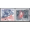 Sverige. 1981. Europamærker / CEPT. AFA nr. 1145-46 postfrisk stemplet  hæfte FDC parstykkke