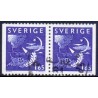 Sverige. 1981. Brugsfrimærke. AFA nr. 1158 postfrisk parstykke stemplet  hæfte FDC parstykkke