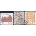 Sverige. 1982. Friluftmuseet  samt Elin Wägner, AFA nr. 1189-91 postfrisk stemplet  hæfte FDC parstykkke