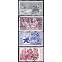 Sverige. 1982. Fredelig sameksistens, AFA nr. 1197-1200 postfrisk  stemplet  hæfte FDC parstykkke