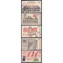Sverige. 1983. Bogtrykkerkunstens indførelse, AFA nr. 1221-25 postfrisk stemplet  hæfte FDC parstykkke