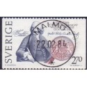 Sverige. 1983. Sverige-USA traktat, AFA nr. 1228 postfrisk  stemplet  hæfte FDC parstykkke