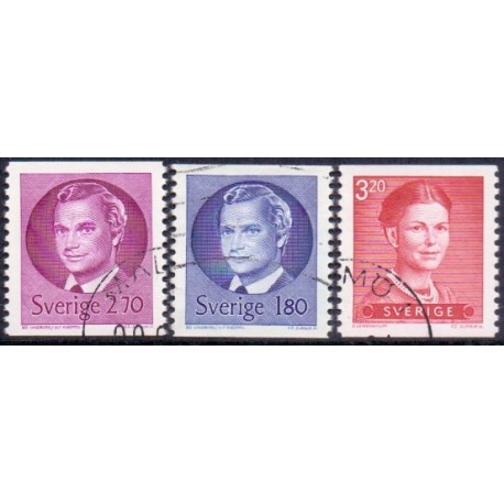 Sverige. 1983. Suppleringsværdier, AFA nr. 1231-33 postfrisk  stemplet  hæfte FDC parstykkke SWEDEN
